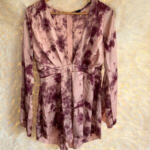 Fashion nova jumper long sleeves v neck Sz large